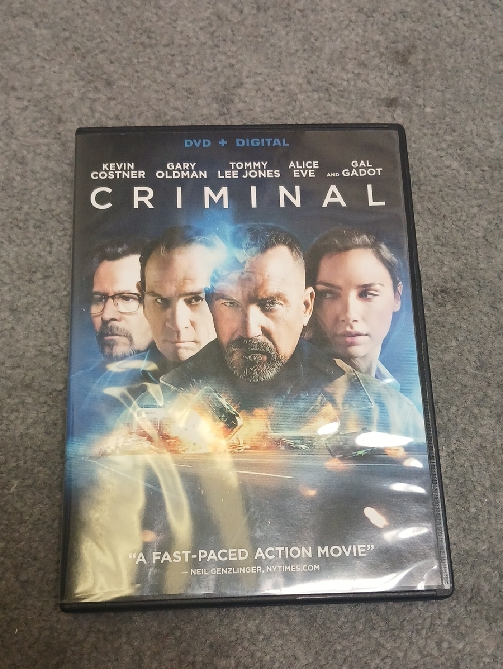 Criminal (DVD + Digital) - Kevin Costner - Black/Blue Case